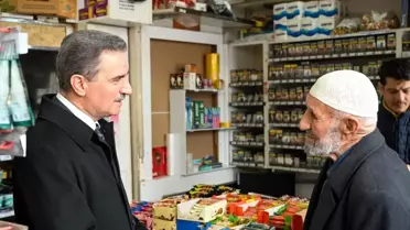 Vali Baruş, Gez Mahallesi’ndeki esnaf işletmelerini inceliyor