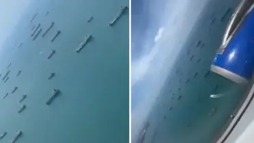 Hürmüz Boğazı’nda Gemi Trafiği Durma Noktasına Geldi: Görüntülerde Sıra Bekleyen Gemiler