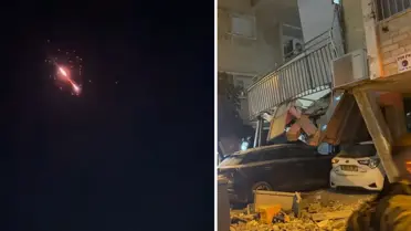 İran füzesinin Tel Aviv'teki etkisi
