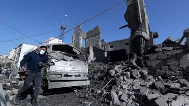 Saldırı sonrası Beyrut sokakları