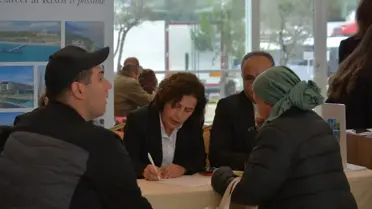 Kariyer ve istihdam gününde işveren standı