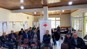 Toplantı sırasında Vali Turan ve Meteoroloji Müdürü