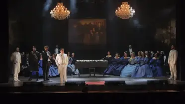 Lucia di Lammermoor performansından bir kare