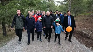 Parkurun açılış anından bir kare