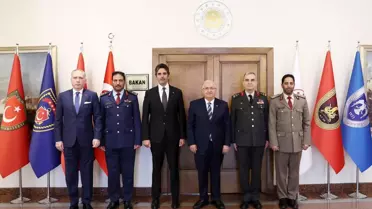 Savunma Bakanı Yaşar Güler, Katar Heyetini Ankara’da Karşıladı