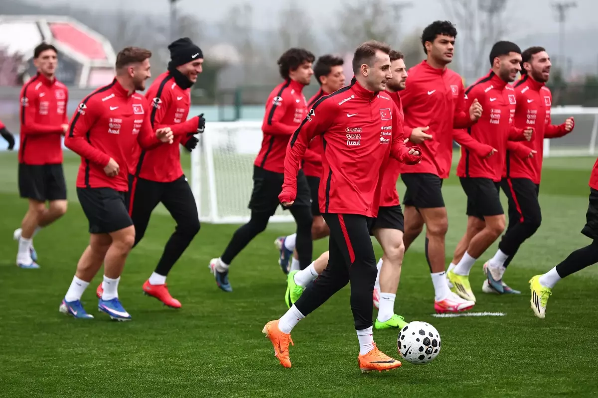 A Milli Futbol Takımı Romanya Play-off Maçına Hazırlanıyor