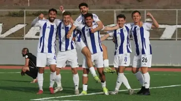 Maçtan bir anlık görüntü: Eskişehir Anadoluspor gol sevinci