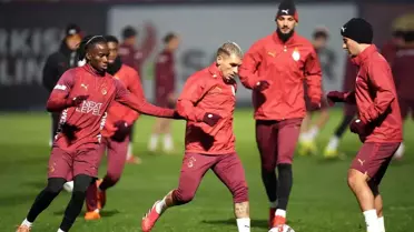 Galatasaray antrenman sahasından bir kare