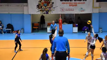 Turnuvanın final maçından bir kare