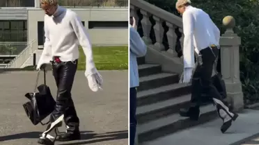 Hugo Ekitike yürürken