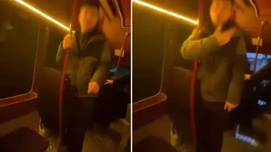 Olay anındaki minibüs içi