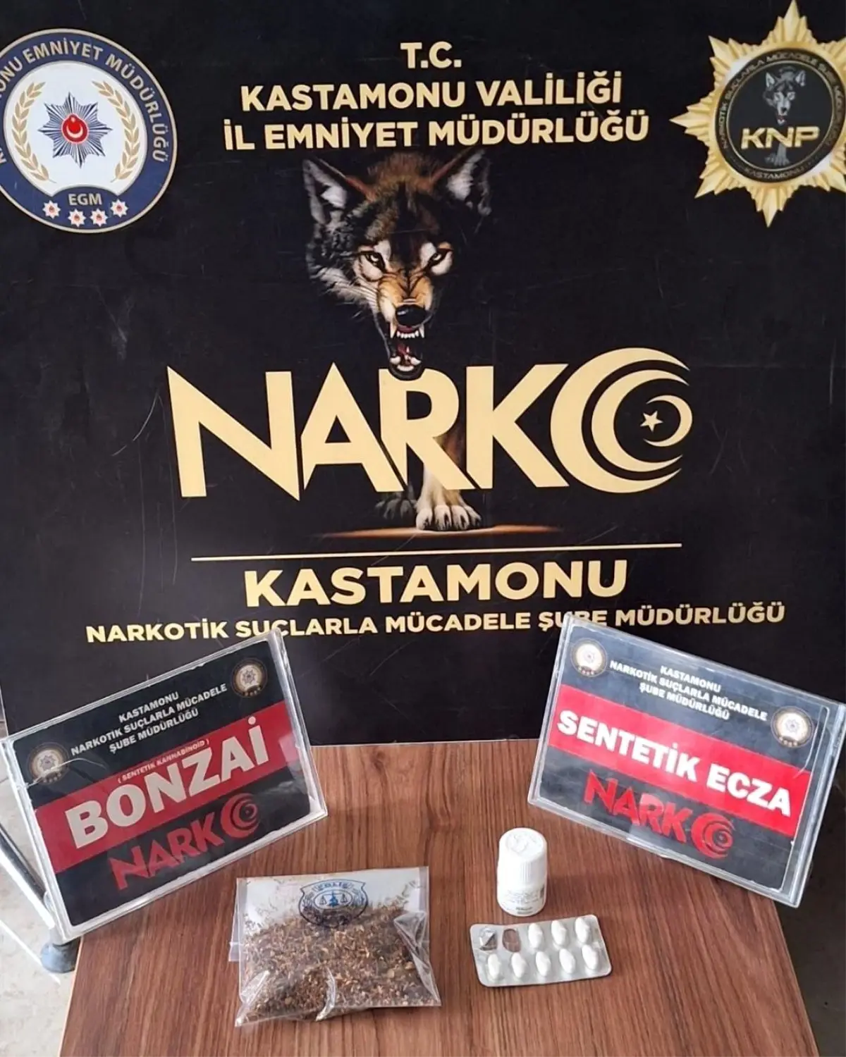 Kastamonu’da Polis, Bonzai ve Sentetik Hap Operasyonu Gerçekleştirdi