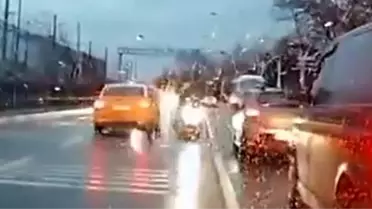 Polis ekiplerinin sahil yolunda gerçekleştirdiği denetim