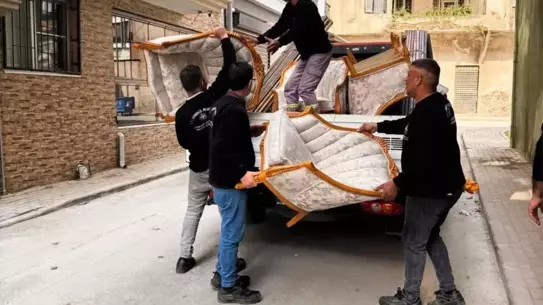 Toplanan eşyaların dağıtımı