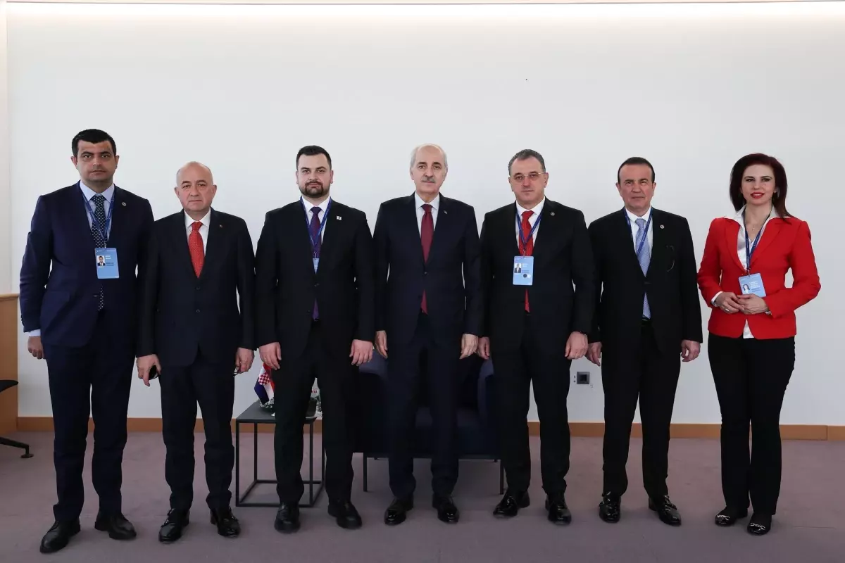 TBMM Başkanı Kurtulmuş, Hırvatistan’da Boşnak Azınlık Lideri Hodžiç ile Görüşme Gerçekleştirdi