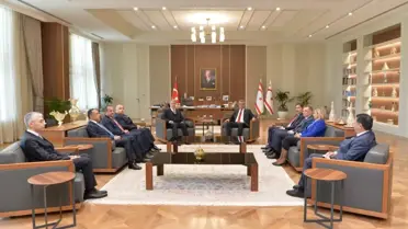 Görüşme sırasında kullanılan savunma haritası