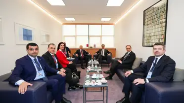 Kurtulmuş ve Plenković el sıkışması