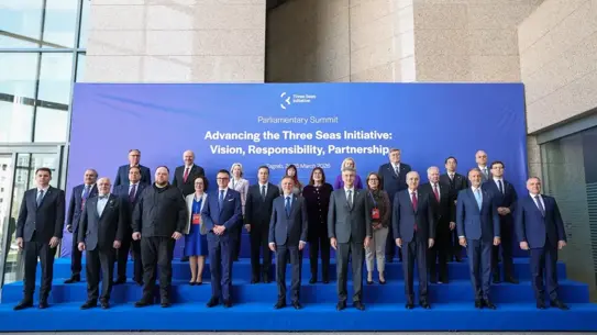 Kurtulmuş'un Hırvatistan'daki resmi etkinlik fotoğrafı