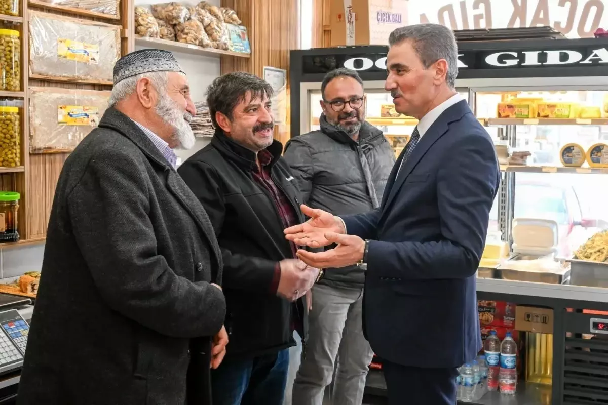 Vali Aydın Baruş, Gürcükapı Esnafıyla Buluşarak Destek Mesajı Verdi