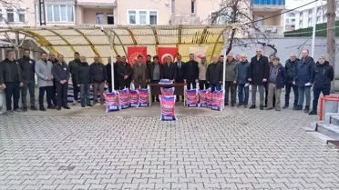 Dağıtım anından fotoğraf