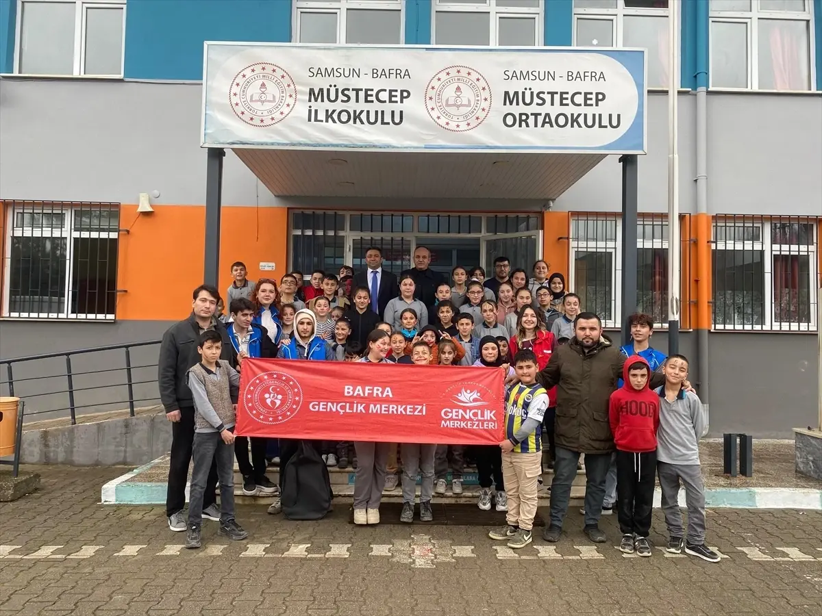 Bafra Müstecep İlkokulu'nda 'Merkezim Her Yerde' Projesi Öğrencileri Coşturdu