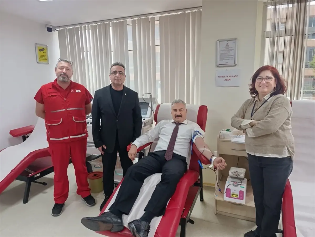 Manisa Emniyet Müdürü Aktaş, 23. Kan Bağışıyla Toplumu Destekliyor