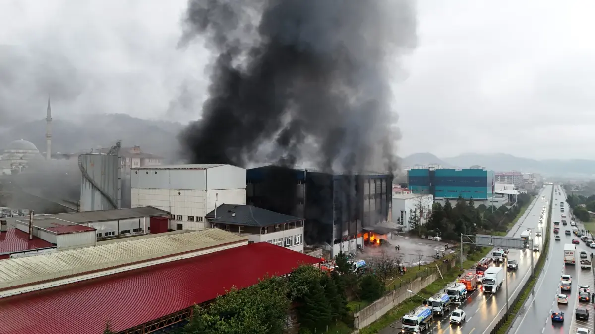 Trabzon Arsin'de Fındık Fabrikasında Çıkan Yangın 3 Yaralıyı Bıraktı