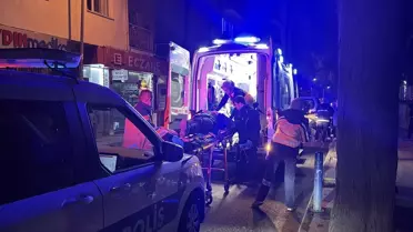 Devrilen motosikletin yakın çekim görüntüsü