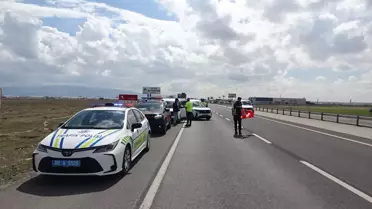 Polis takibinde kaçan sürücünün durdurulması