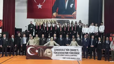 Tören alanındaki katılımcılar