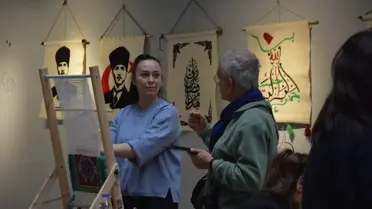 Çalıştayda yapılan resim çalışması