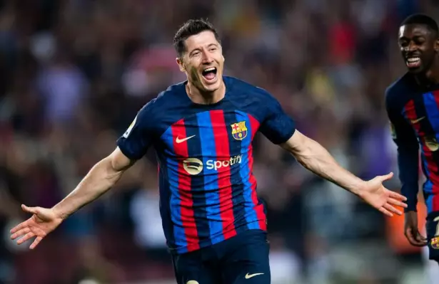 Robert Lewandowski gol sevinci