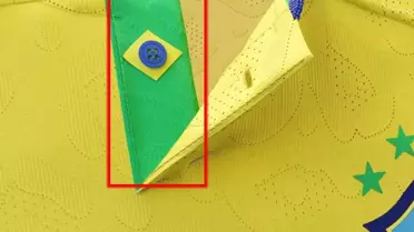 Brezilya 2026 forması detay fotoğrafı