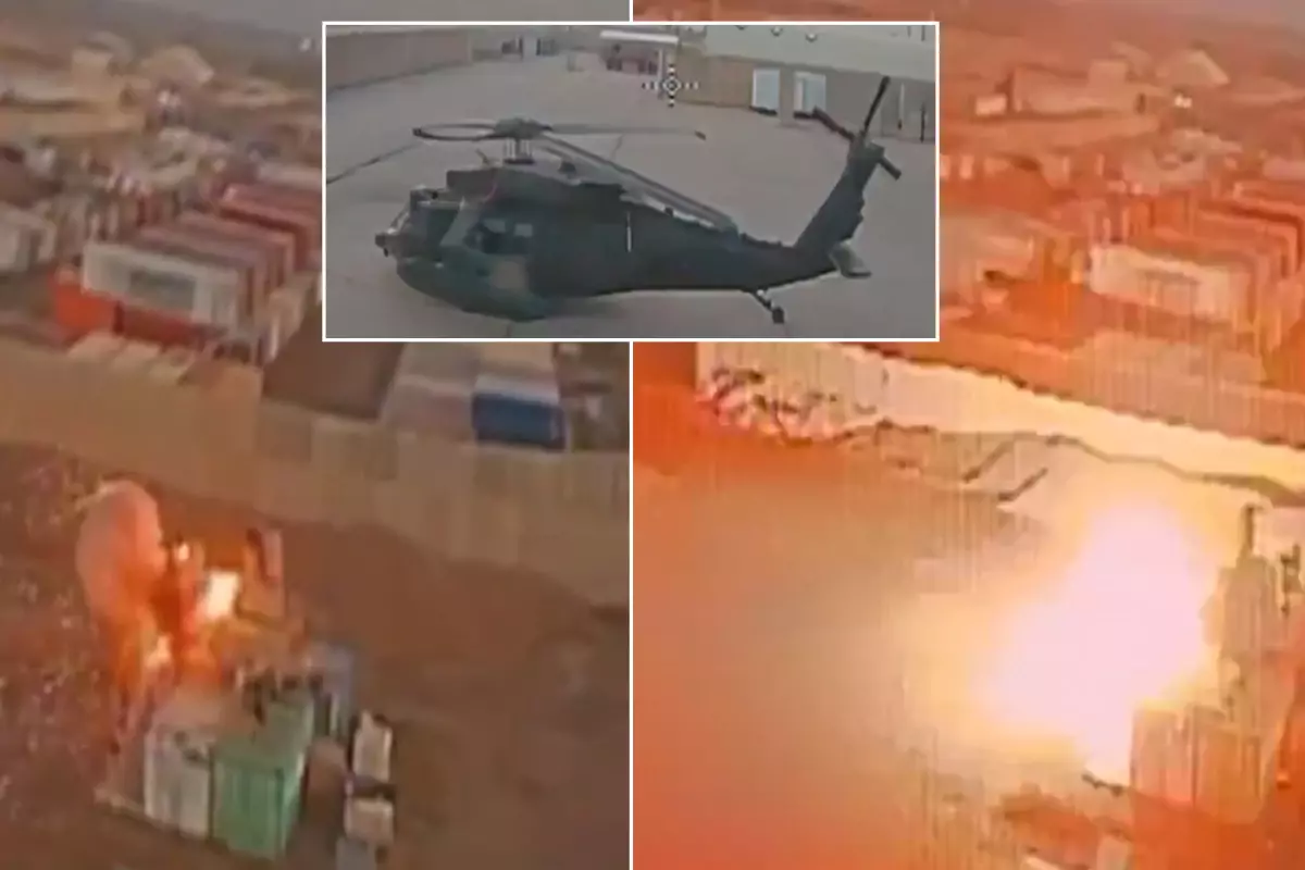 Irak'ta Şii Milislerin ABD Üssüne Yönelik İHA Saldırısı Görüntülendi