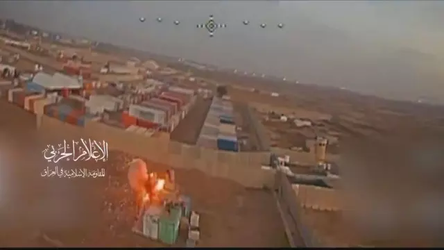 İHA sonrası üssün hasar görüntüsü