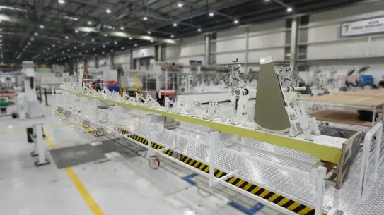 Airbus A220 uçağının Fixed Trailing Edge parçası