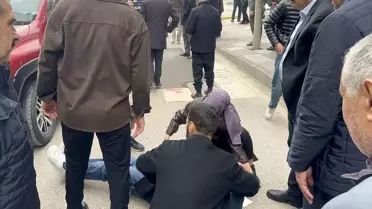 Kazada yaralanan yaşlı adamın fotoğrafı