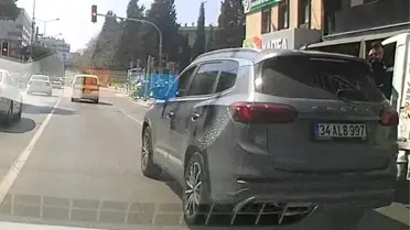 Kırmızı ışık ihlali yapan araç