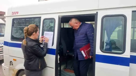 Denetim sırasında çekilmiş fotoğraf