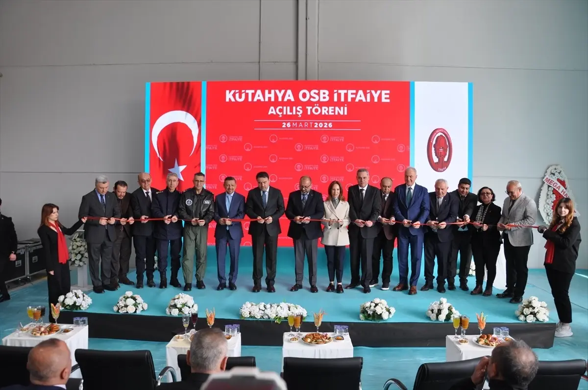 Kütahya OSB'de Yeni İtfaiye Binası Açıldı: Modern Tesis Hizmete Girdi