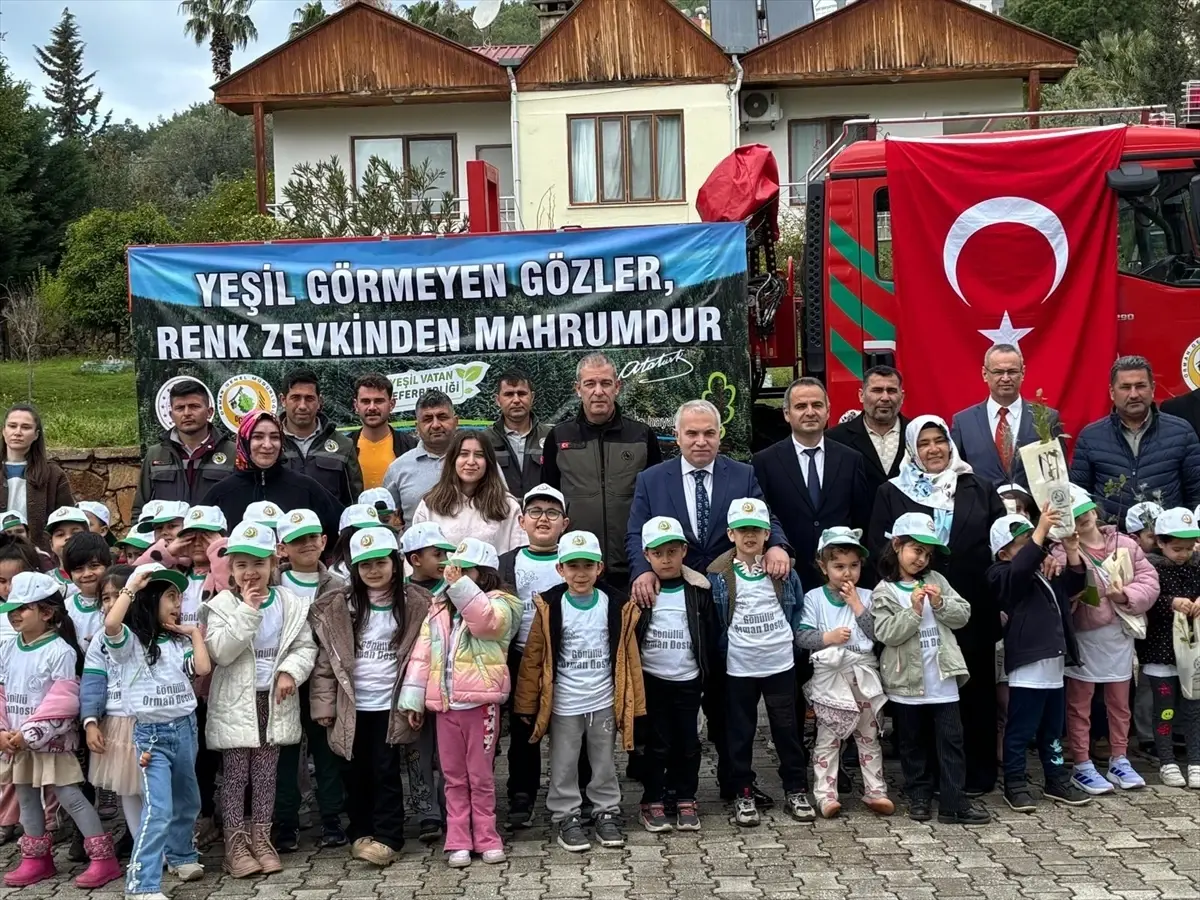 Anamur’da Orman Haftası Coşkusu: Öğrencilere Fidan Dağıtımı ve Doğa Bilinci