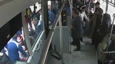 Samet Babamir otobüsüyle hastaneye doğru ilerliyor