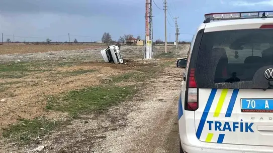 Devrilen otomobilin ana fotoğrafı