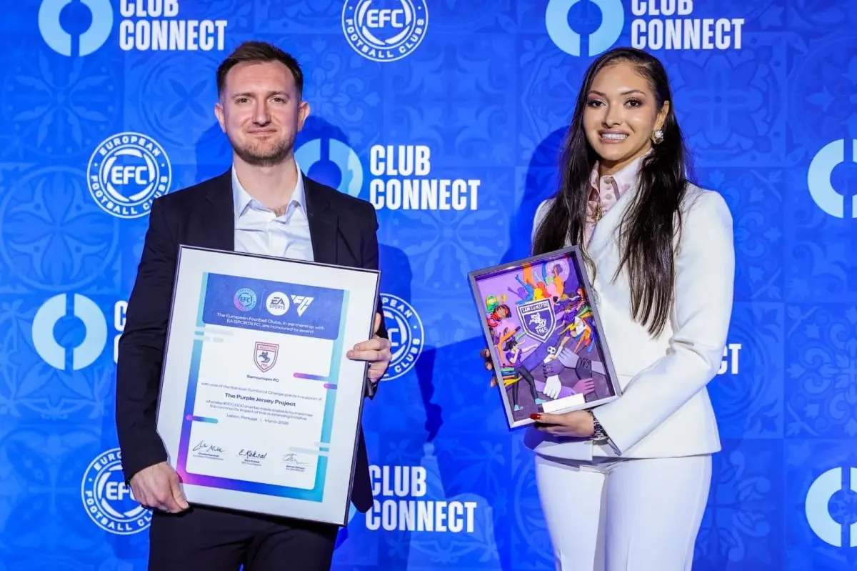 Samsunspor'un Mor Forma Projesi 100 Bin Euro Uluslararası Hibe Kazandı