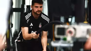 Beşiktaş oyuncuları salonda çalışıyor