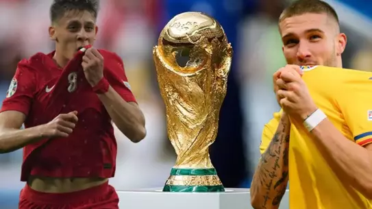 Stadyumda A Milli Takım maçı izliyor