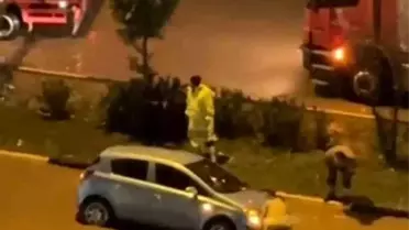 Hatay’da su basmış yollar