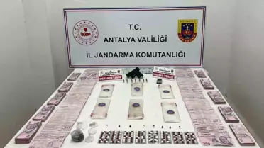 Antalya Kepez'te Büyük Uyuşturucu ve Silah Operasyonu