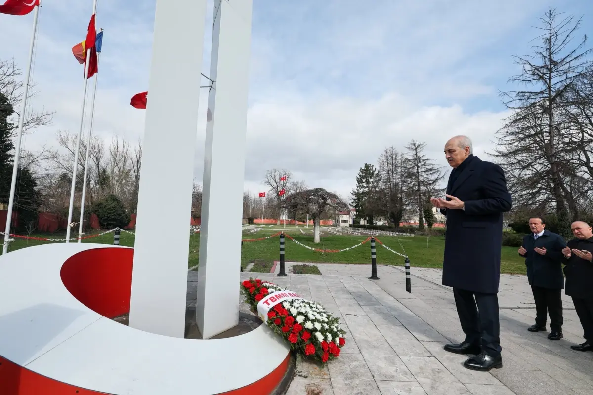 TBMM Başkanı Numan Kurtulmuş, Bükreş’te Türk Şehitliği’ni Ziyaret Etti