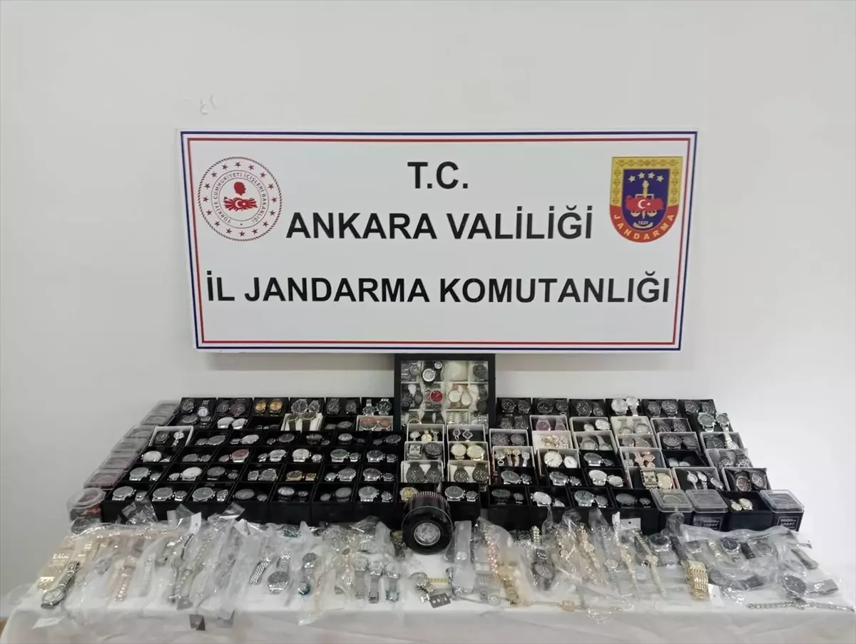 Ankara’da Kaçak Saat Operasyonu: 602 Saat Ele Geçirildi